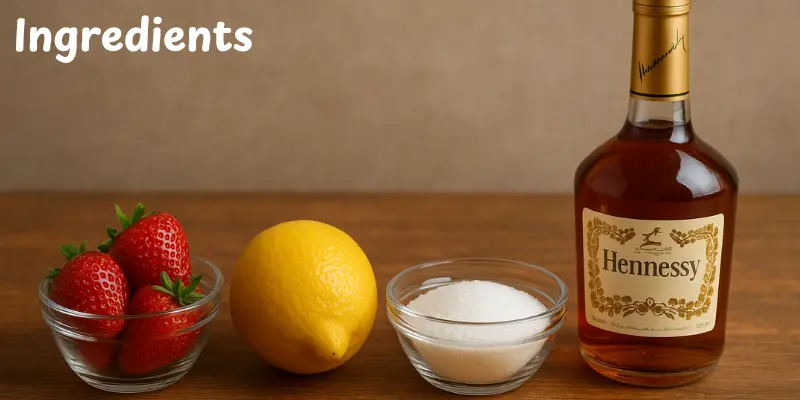 Ingredients of Strawberry Henny 