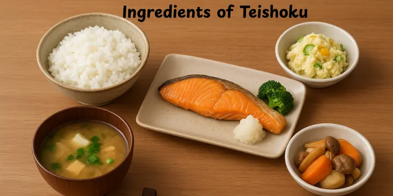 Ingredients of Teishoku