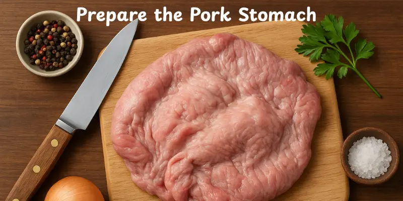 Prepare the Pork Stomach