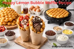 How to Make the Perfect Happy Lemon Bubble Waffle Recipe